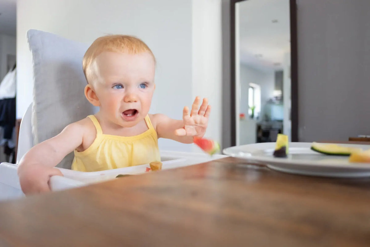 bébé refuse de manger son repas