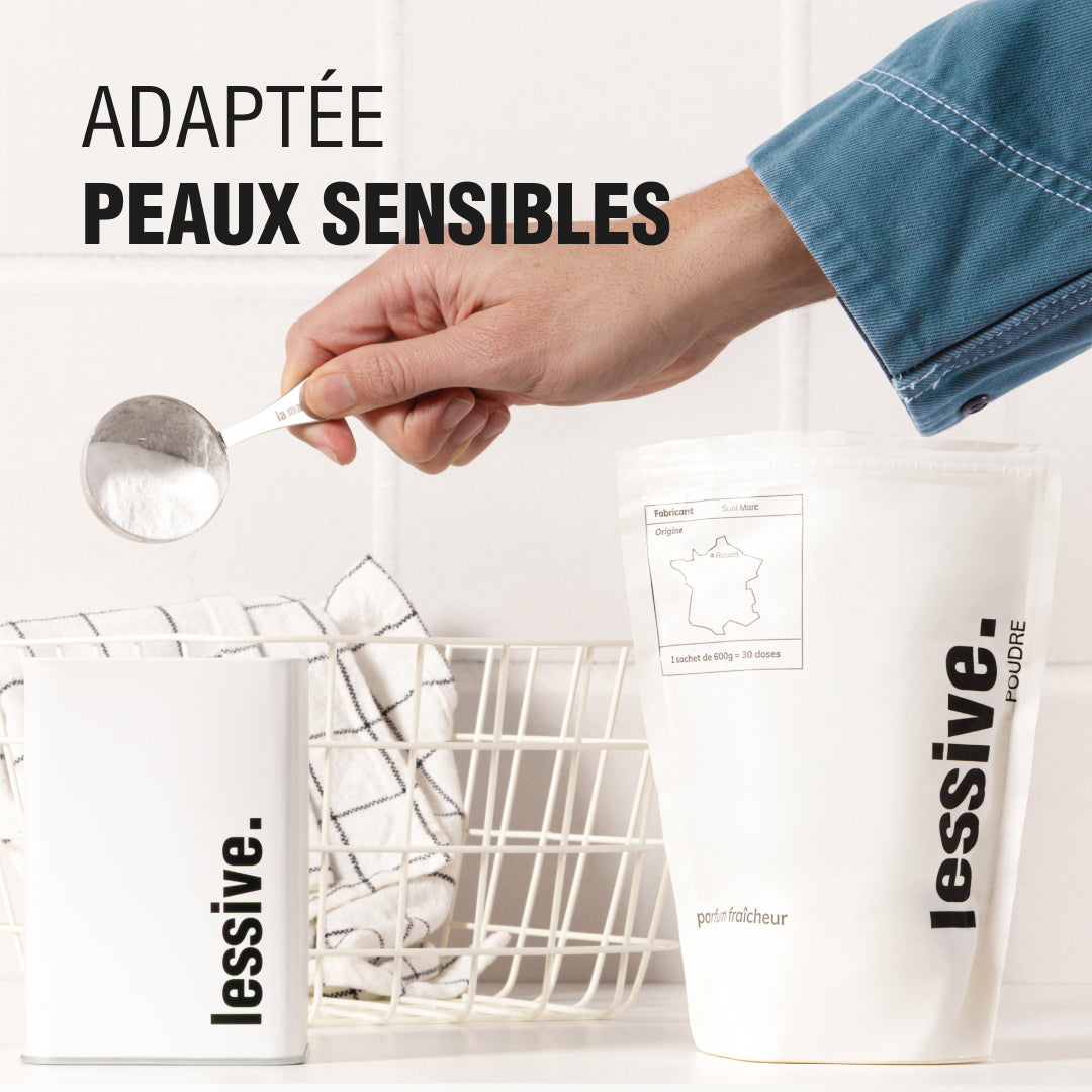 Kit lessive poudre - parfum fraîcheur
