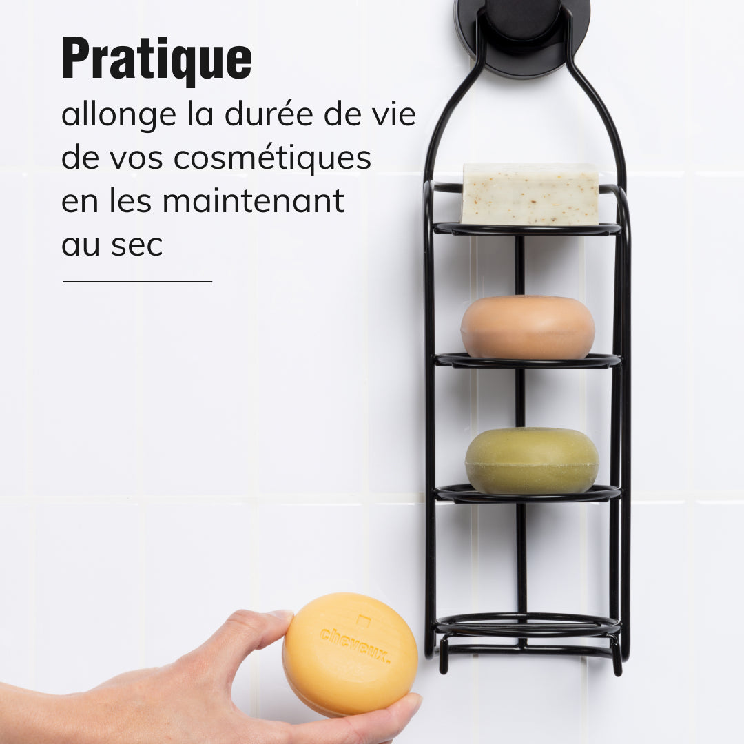 Porte-savon à étages