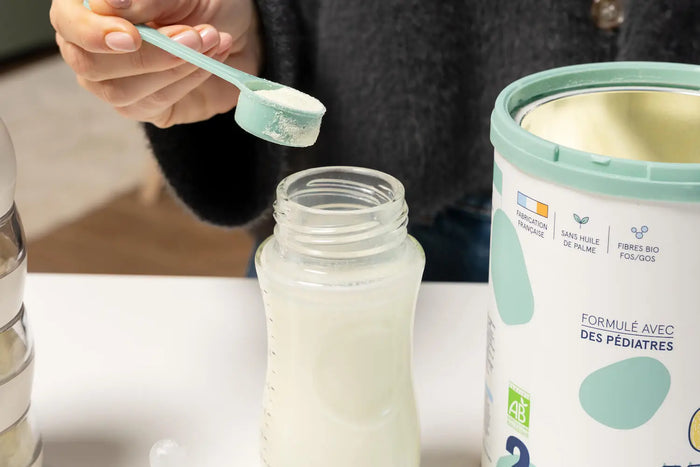 bien préparer un biberon