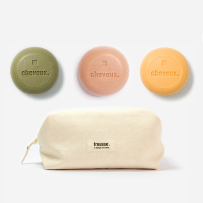 Shampoing solide avec sa trousse offerte