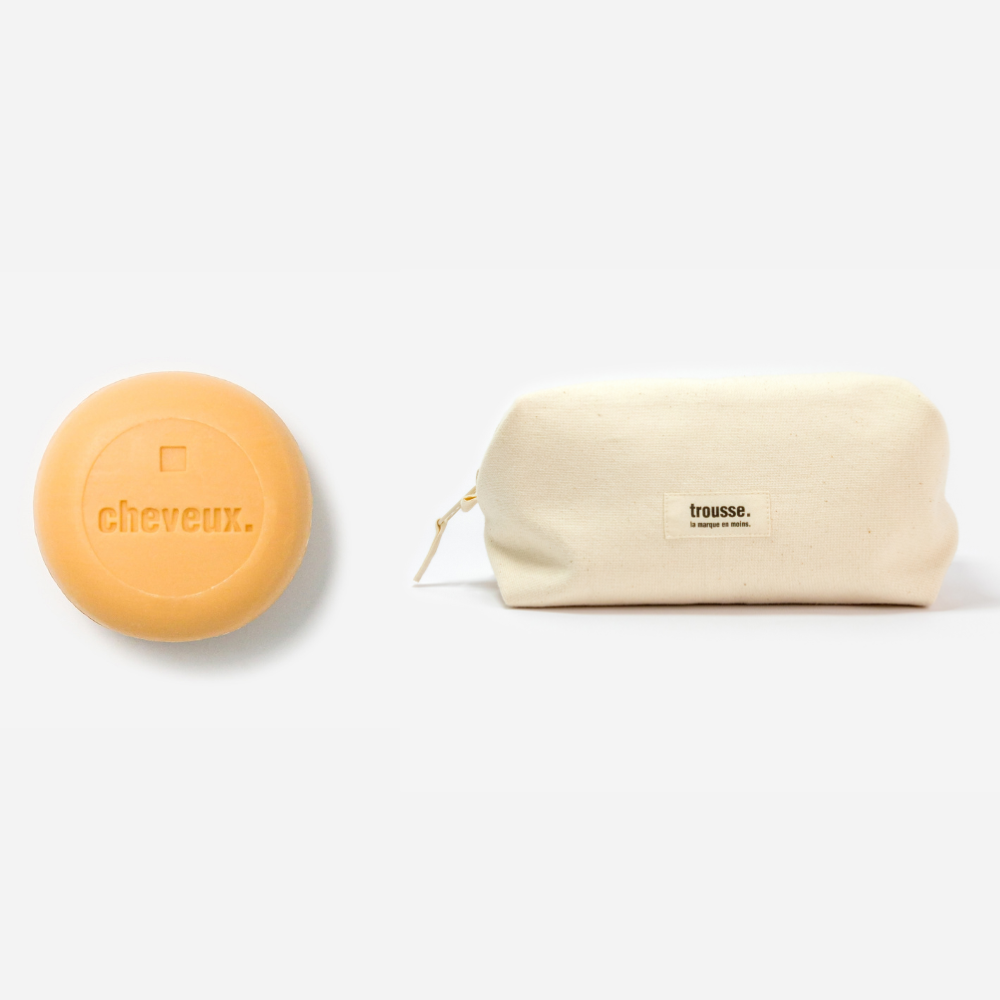 Shampoing solide avec sa trousse offerte