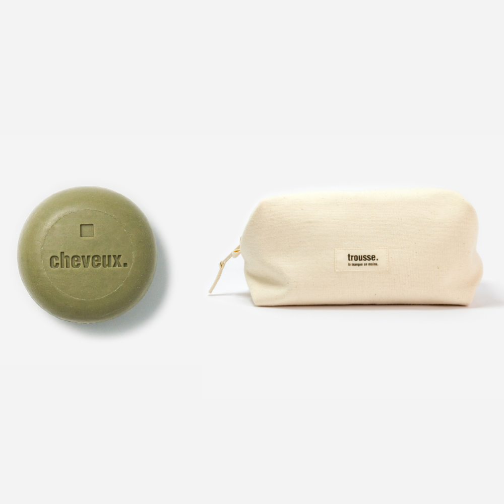 Shampoing solide avec sa trousse offerte