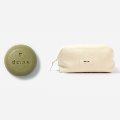 Shampoing solide avec sa trousse offerte