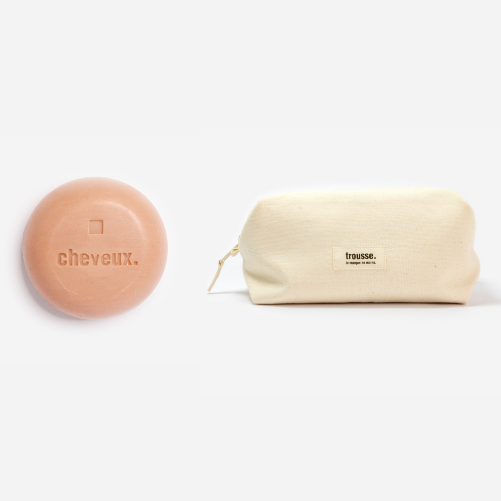 Shampoing solide avec sa trousse offerte