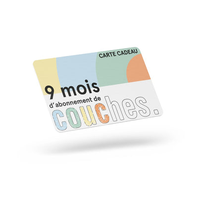 Carte cadeau couche