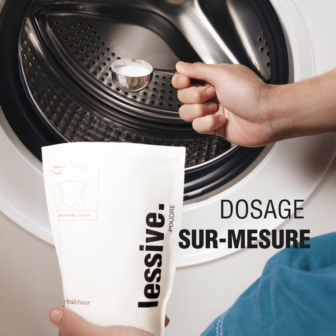 Lessive poudre - parfum fraîcheur et doseur