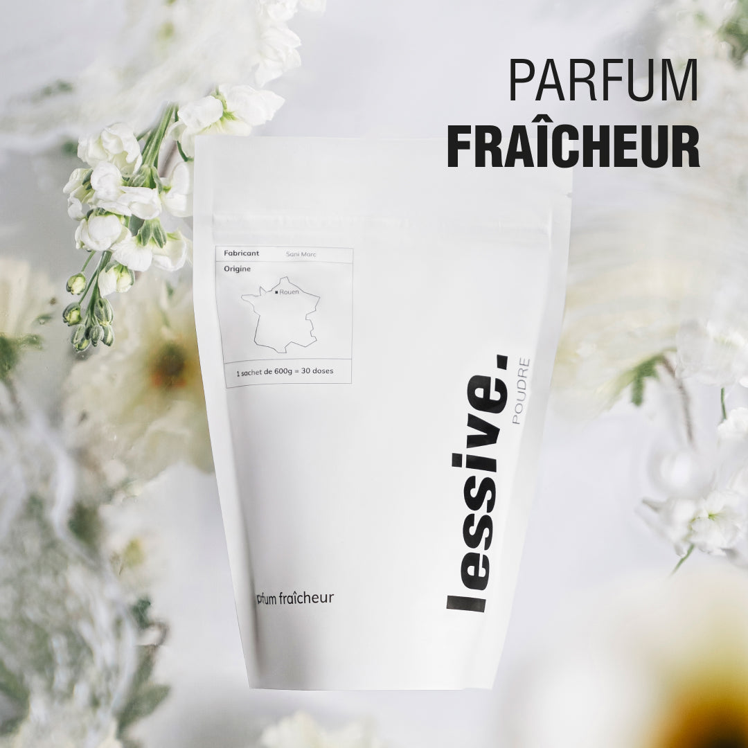 Lessive poudre - parfum fraîcheur et doseur