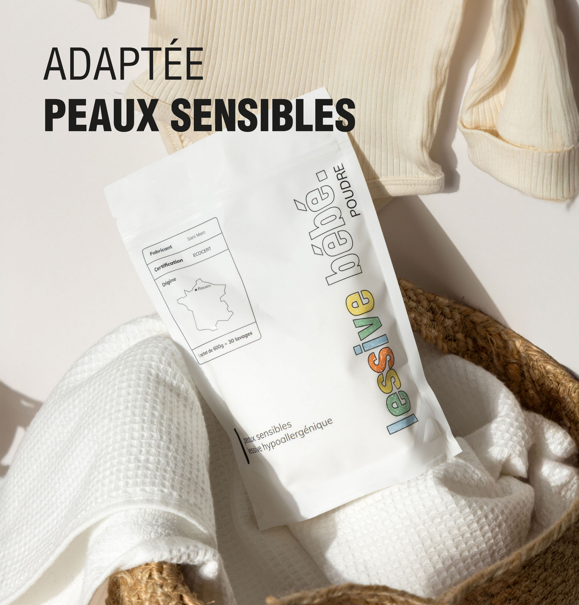 Lessive en vrac - bébé et peaux sensibles