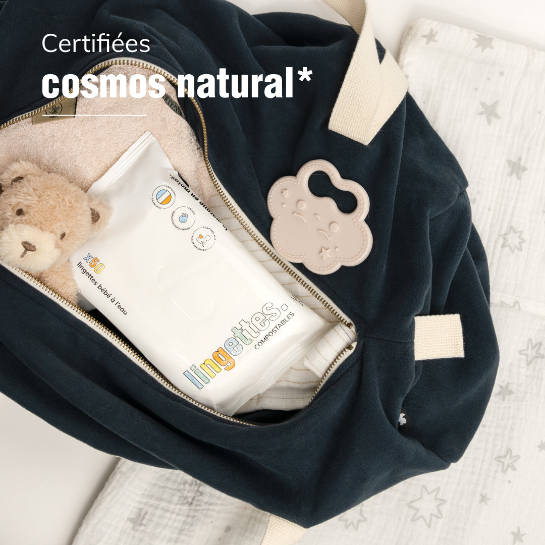 Lingettes nettoyantes bébé x5