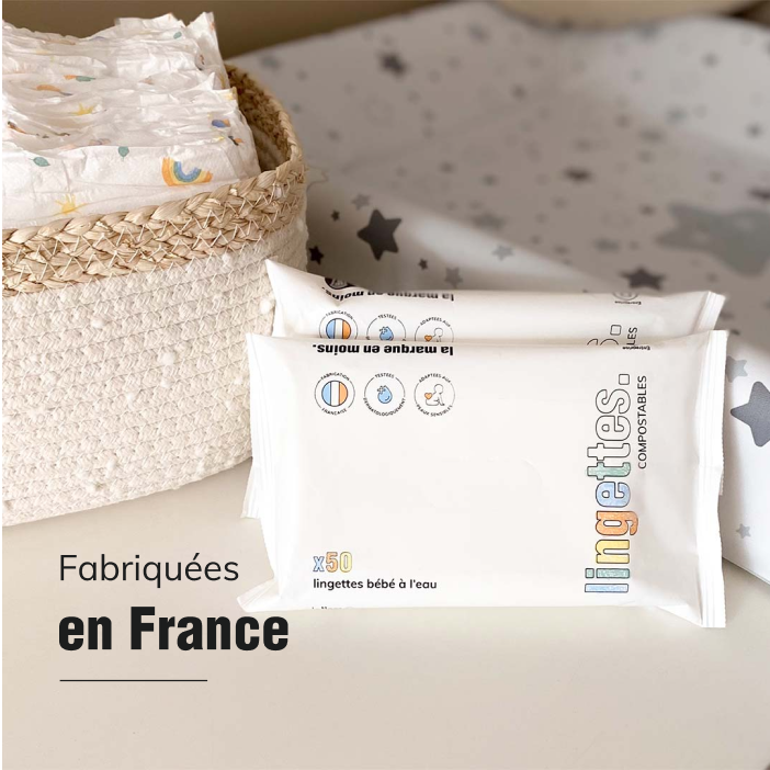 Lingettes nettoyantes bébé