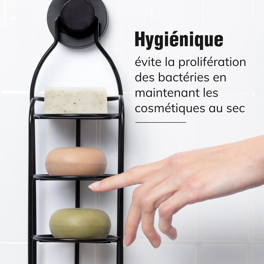 Porte-savon à étages