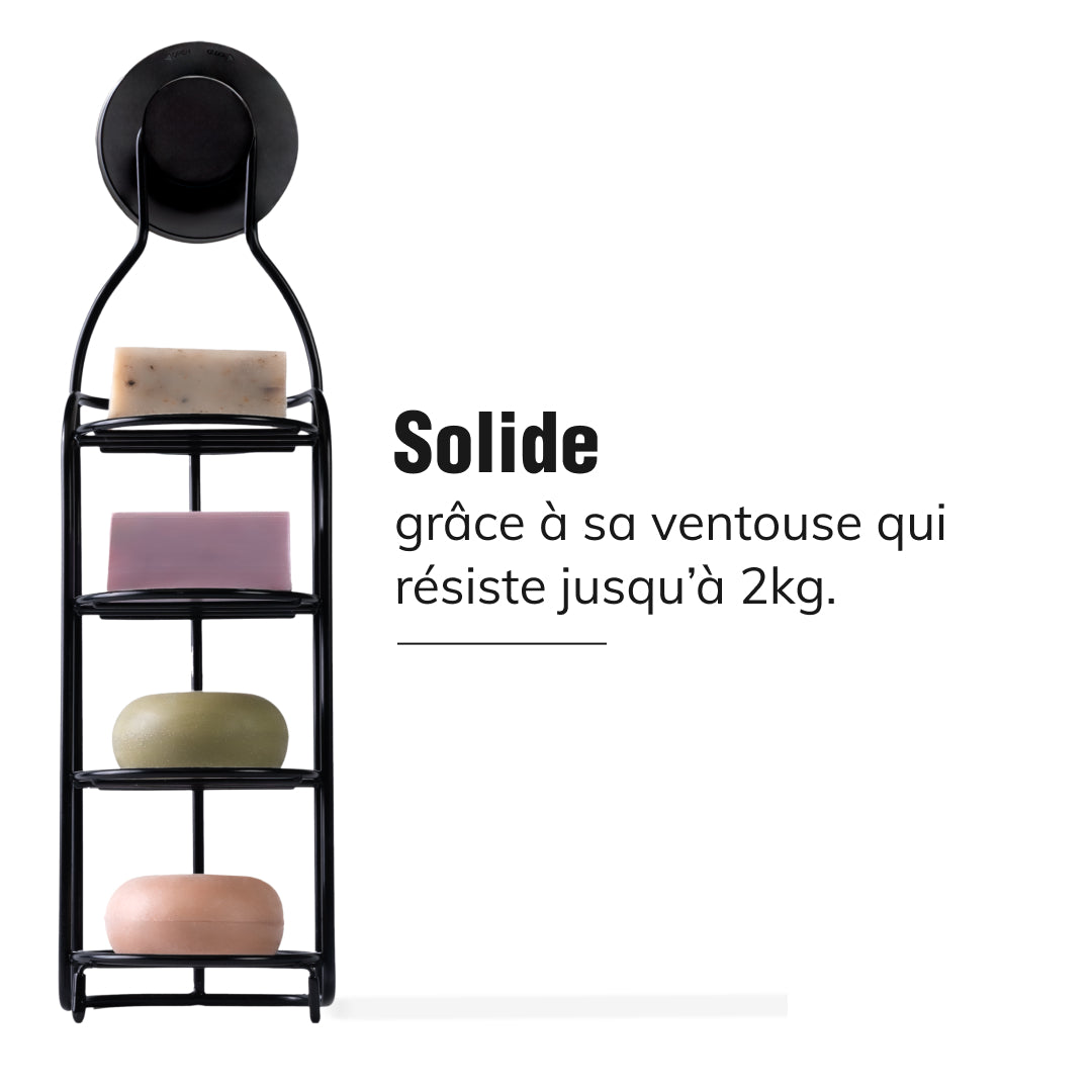 Porte-savon à étages