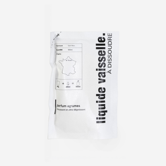 Recharge liquide vaisselle à dissoudre